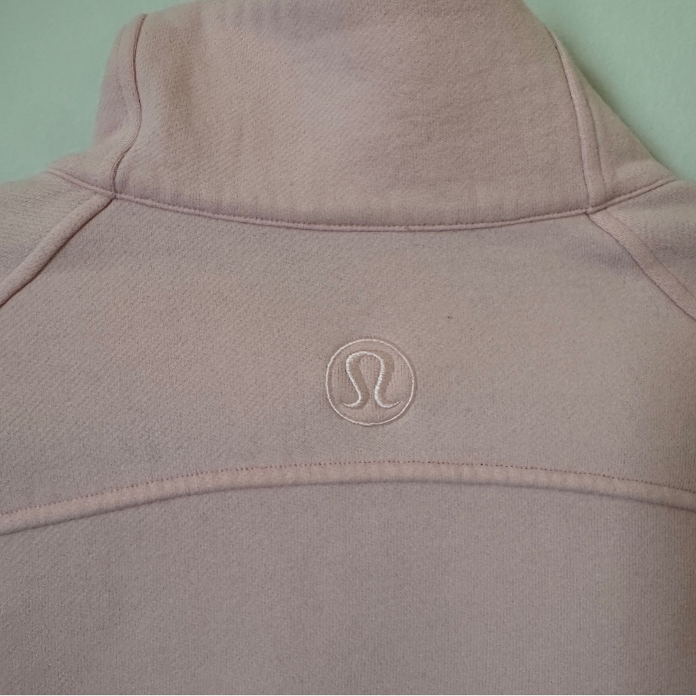 Lululemon Scuba Oversized Funnel Neck Full Zip Strawberry Milk - Picture 4 of 10